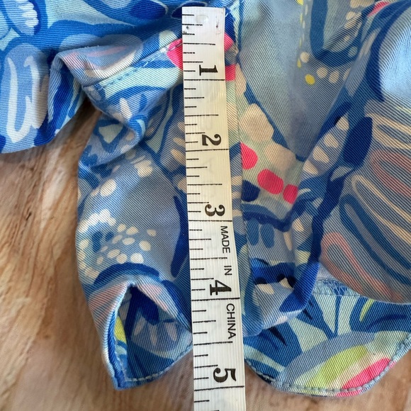 Lilly Pulitzer Buttercup Stretch Scallop Hem Shorts Size 8 - Picture 6 of 7